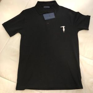 NWT TRU TRUSSARDI 3 BUTTON POLO